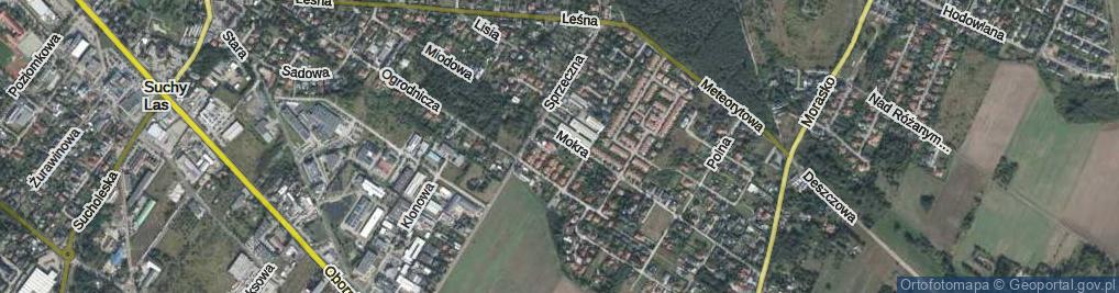 Zdjęcie satelitarne Wodna ul.